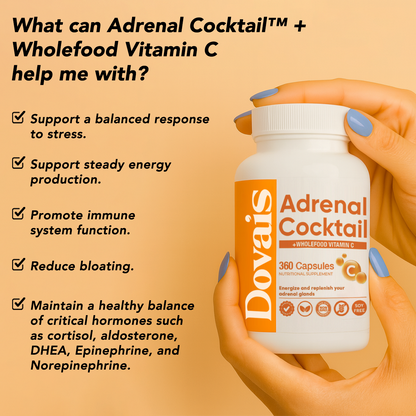 Dovais Adrenal Cocktail™ + Wholefood Vitamin C